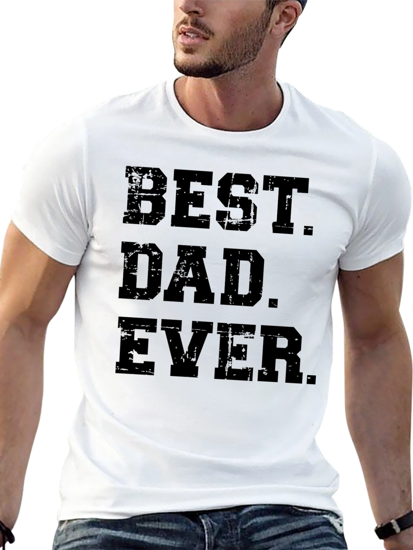 Best Dad Ever Black T-Shirt