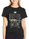Thirty-Five Years of Awesome Black T-Shirt