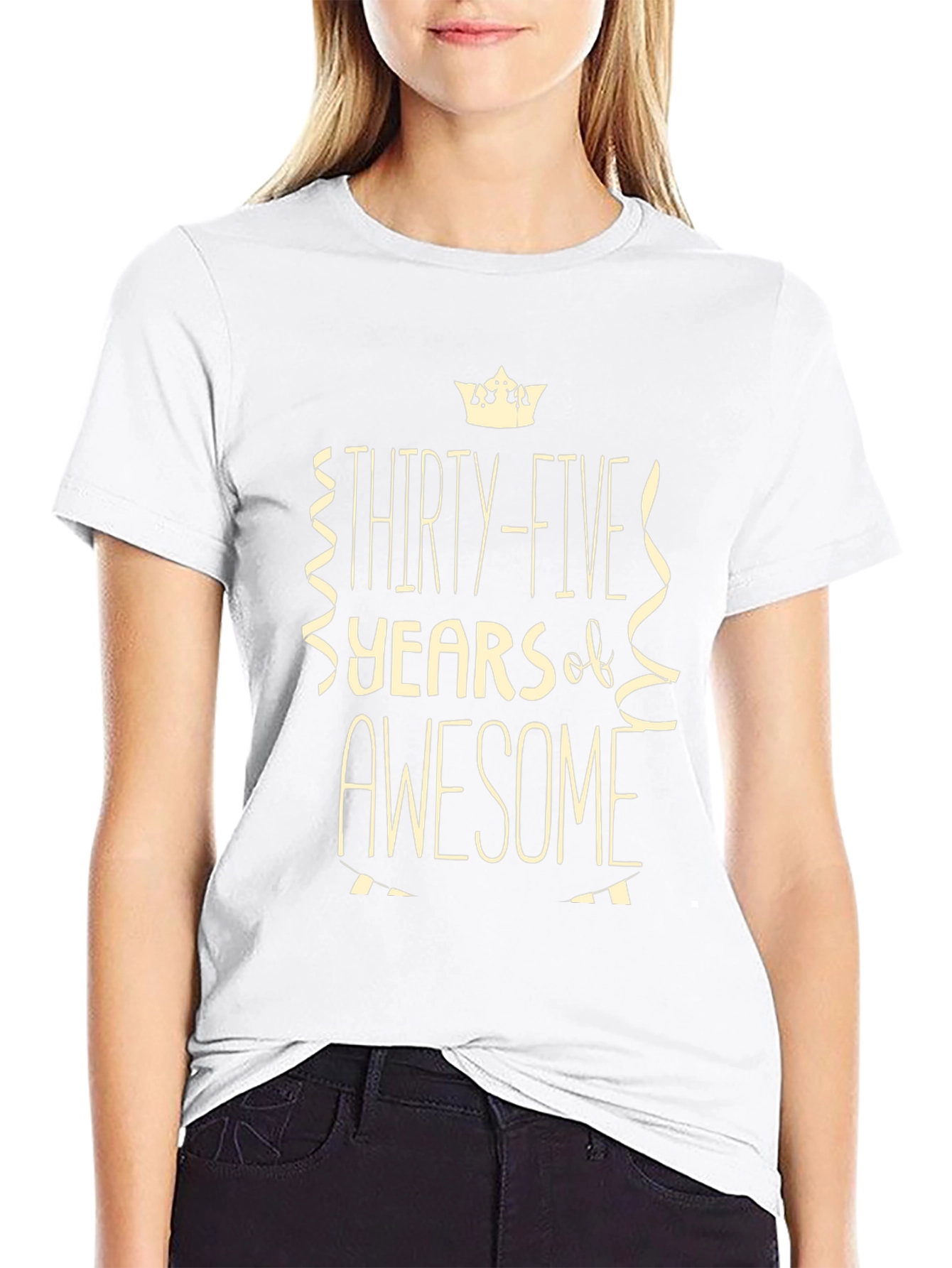 Thirty-Five Years of Awesome Black T-Shirt