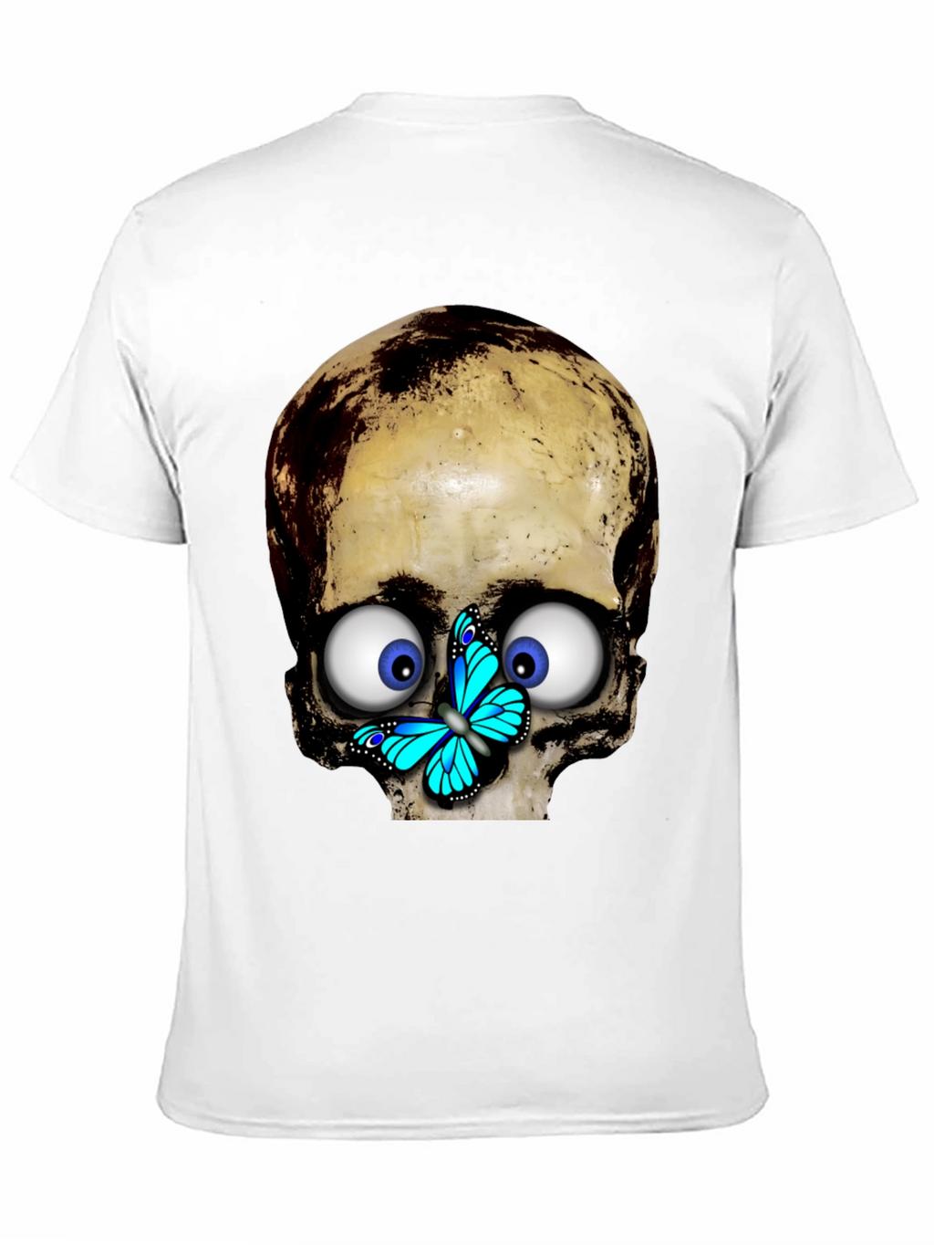 Skull & Butterfly Graphic T-Shirt