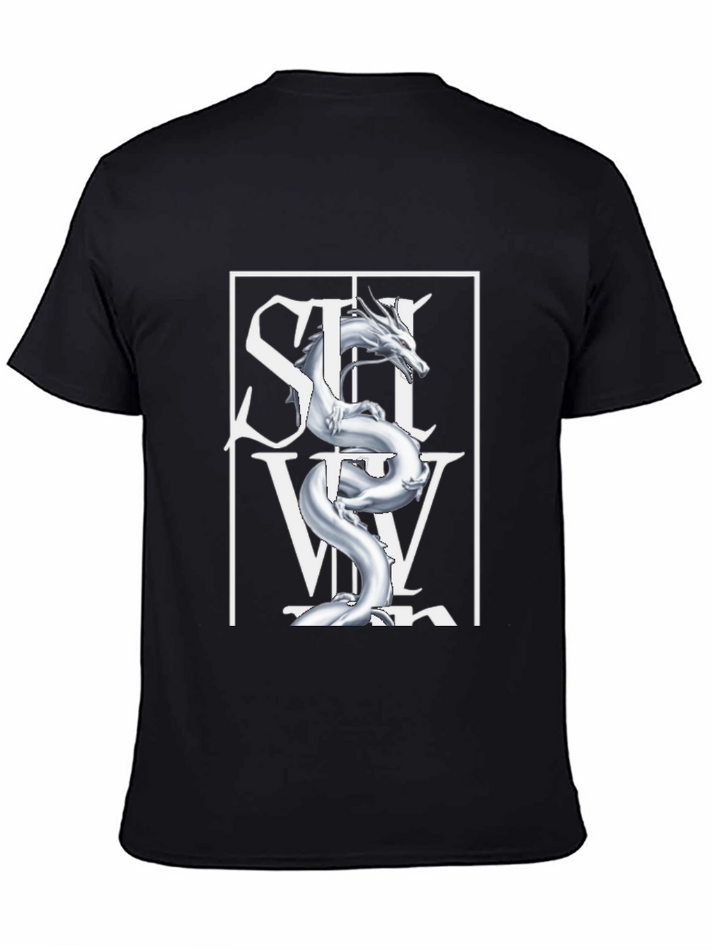 Dragon Graphic Tee - Stylish Black T-Shirt