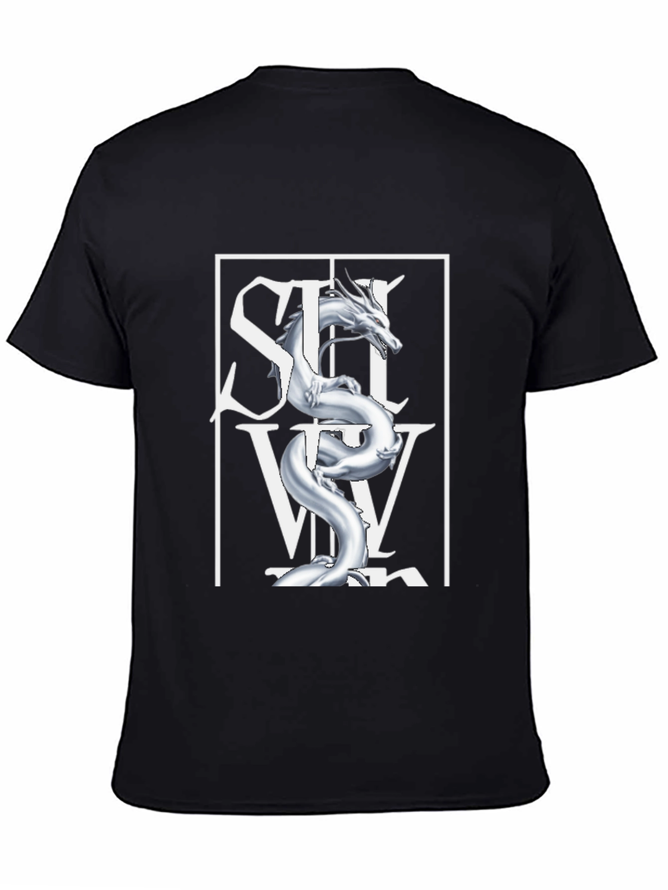 Dragon Graphic Tee - Stylish Black T-Shirt