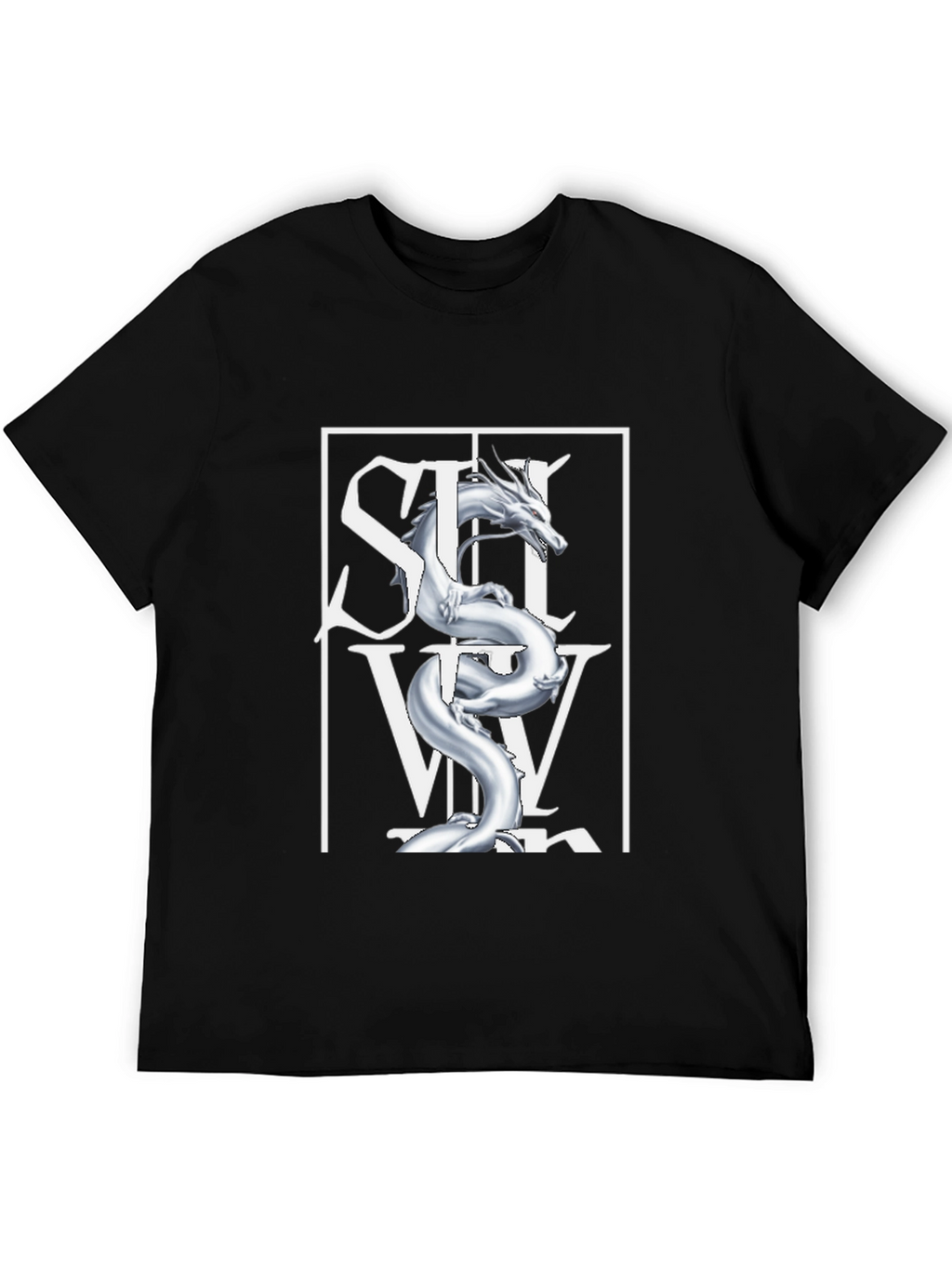 Dragon Graphic Tee - Stylish Black T-Shirt