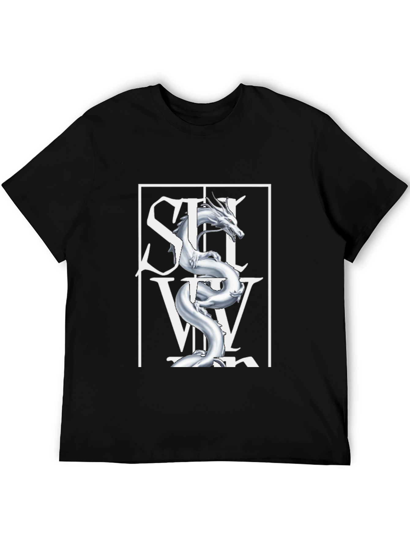 Dragon Graphic Tee - Stylish Black T-Shirt
