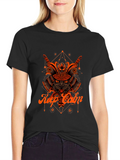 Samurai Cat T-Shirt - Keep Calm Graphic Tee