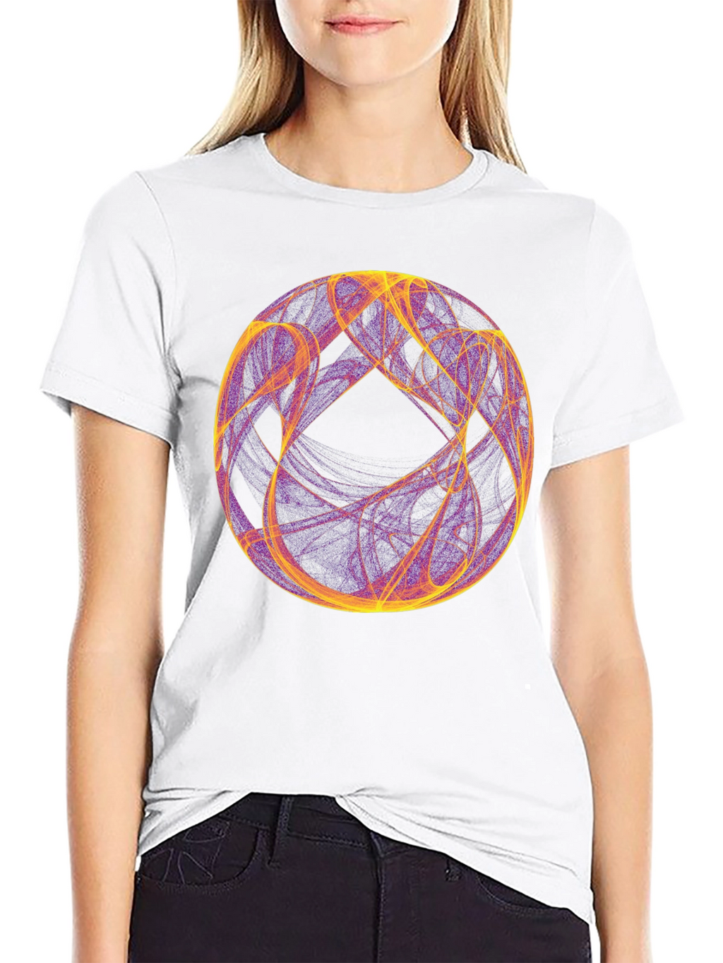 Abstract Sphere Graphic Tee - Unique Design