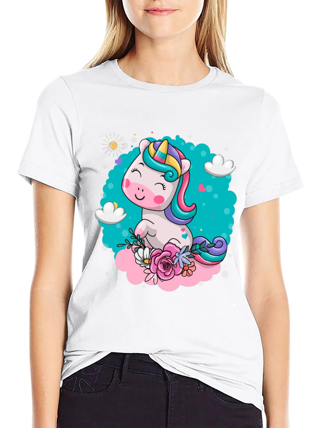 Cute Unicorn Graphic Tee