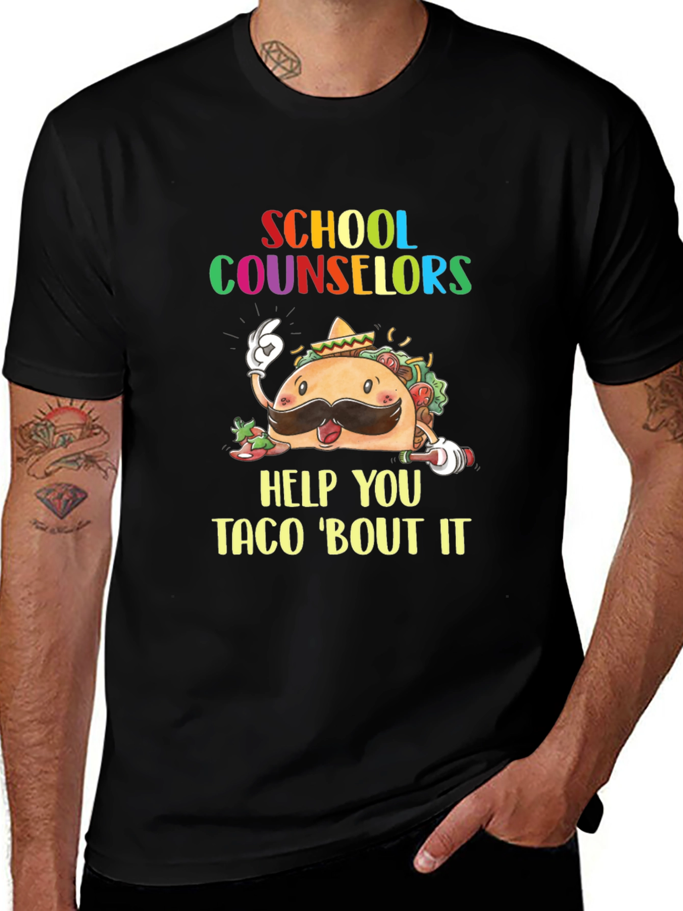 School Counselor Taco T-Shirt