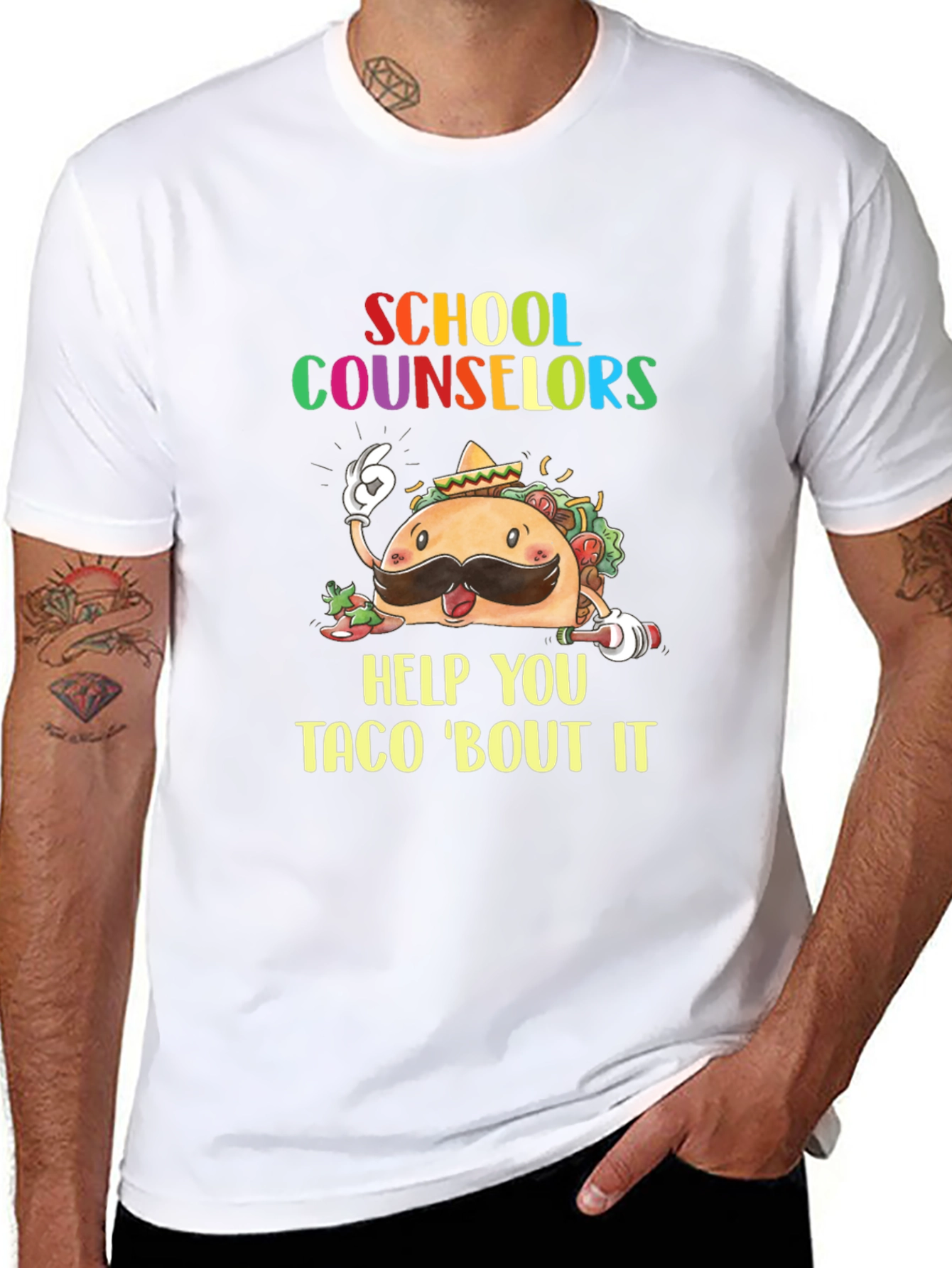 School Counselor Taco T-Shirt
