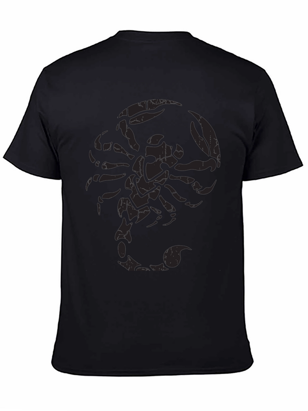 Scorpion Graphic Print Black T-Shirt