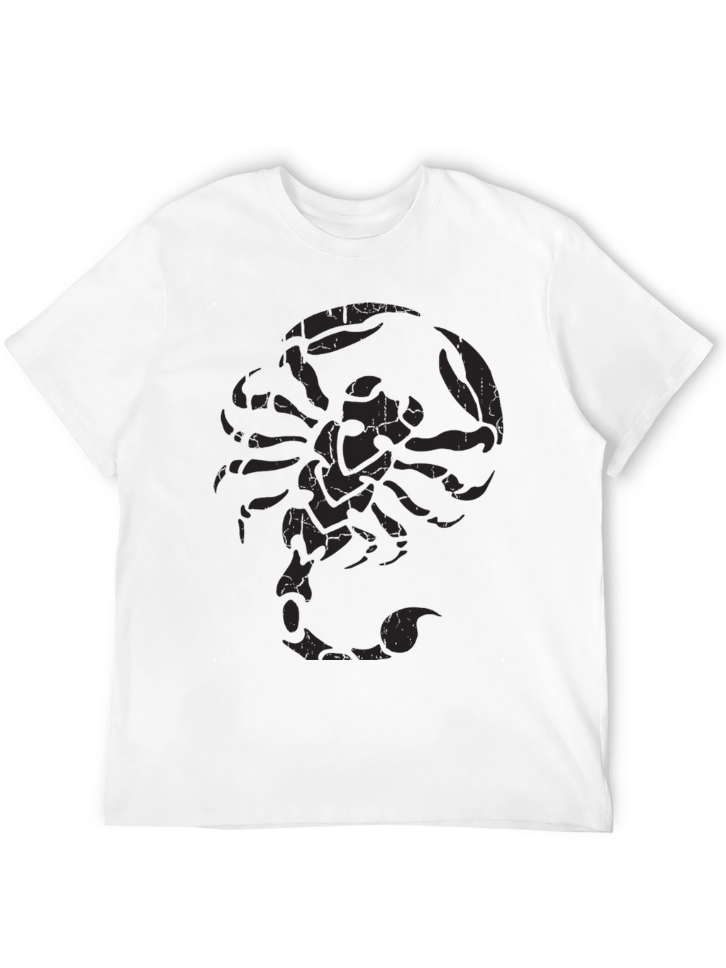 Scorpion Graphic Print Black T-Shirt