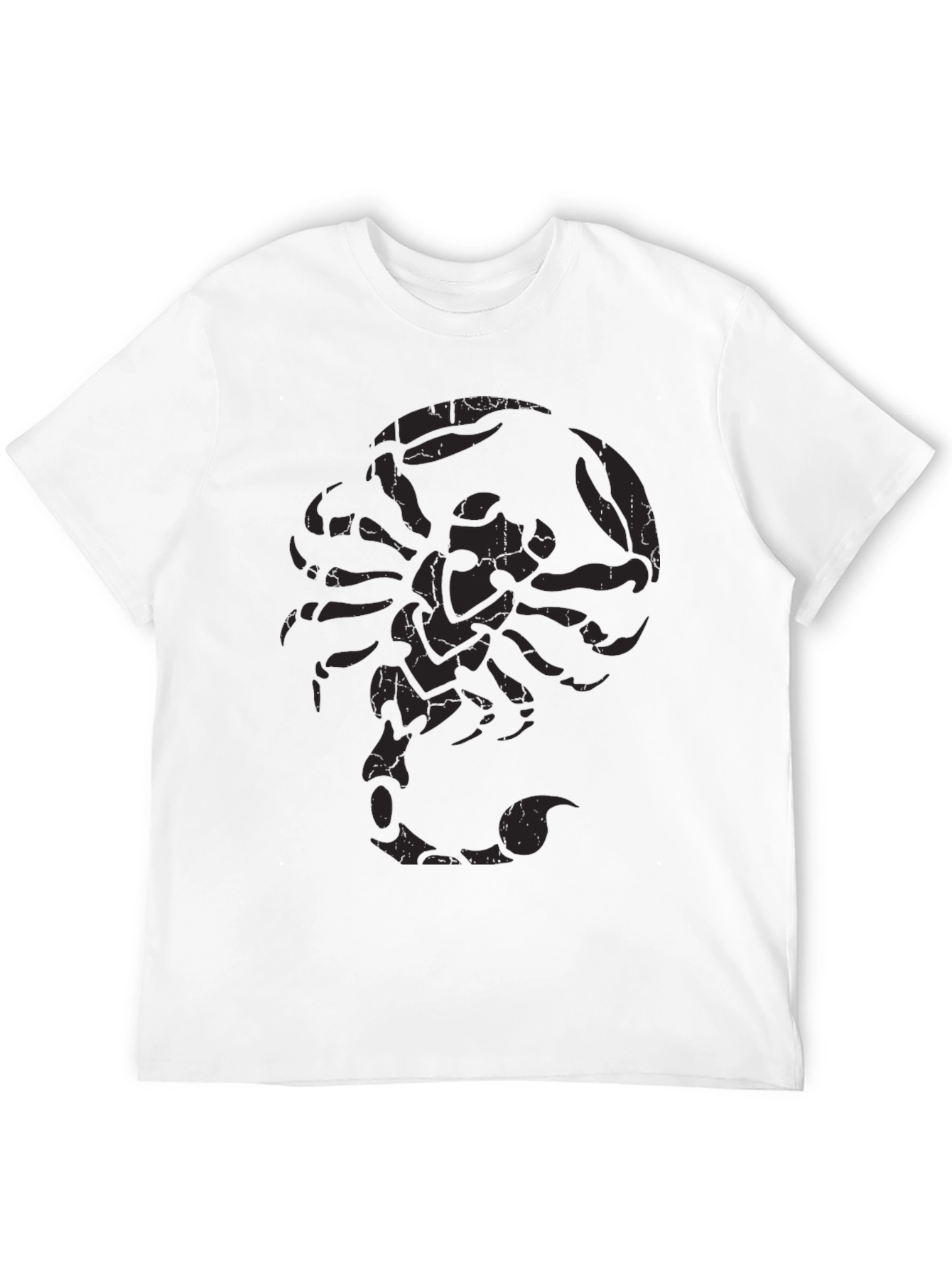 Scorpion Graphic Print Black T-Shirt