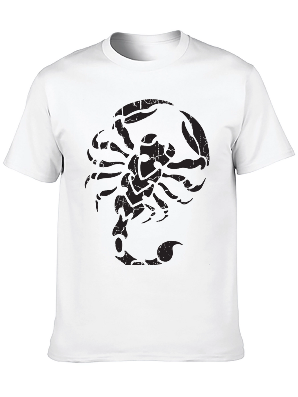 Scorpion Graphic Print Black T-Shirt