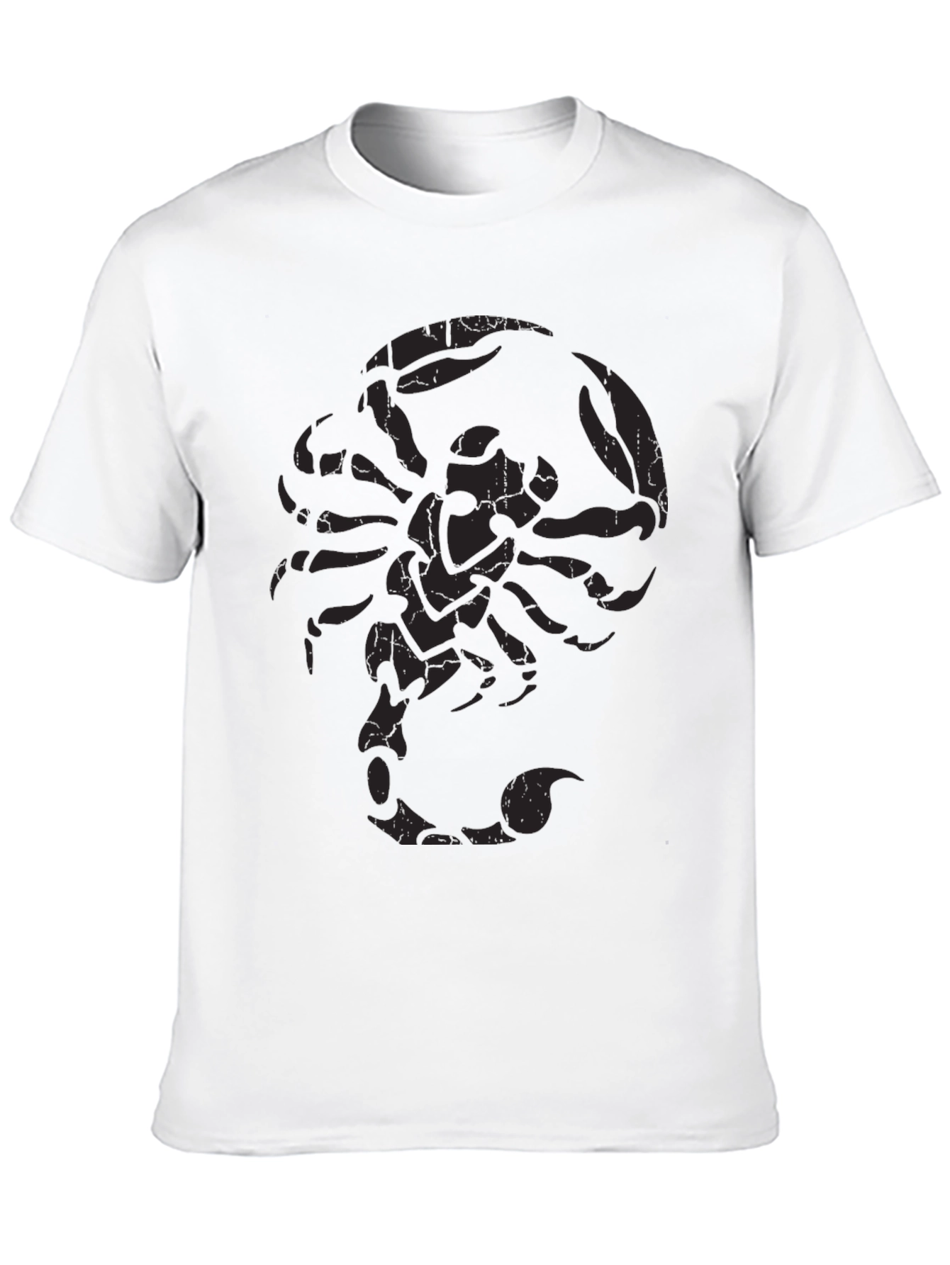 Scorpion Graphic Print Black T-Shirt