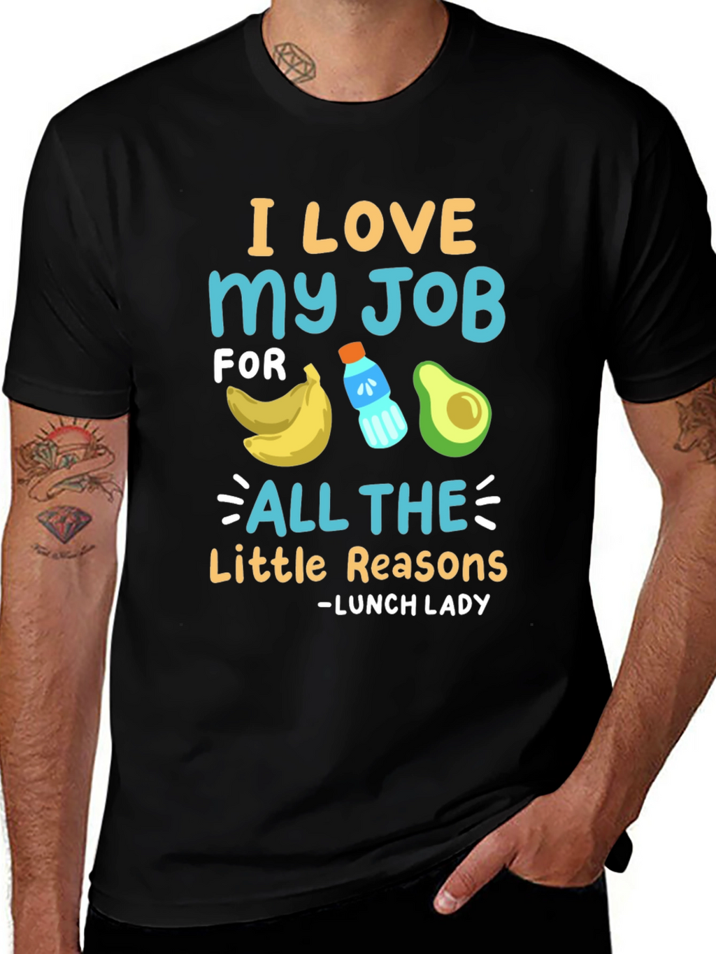 I Love My Job Lunch Lady T-Shirt