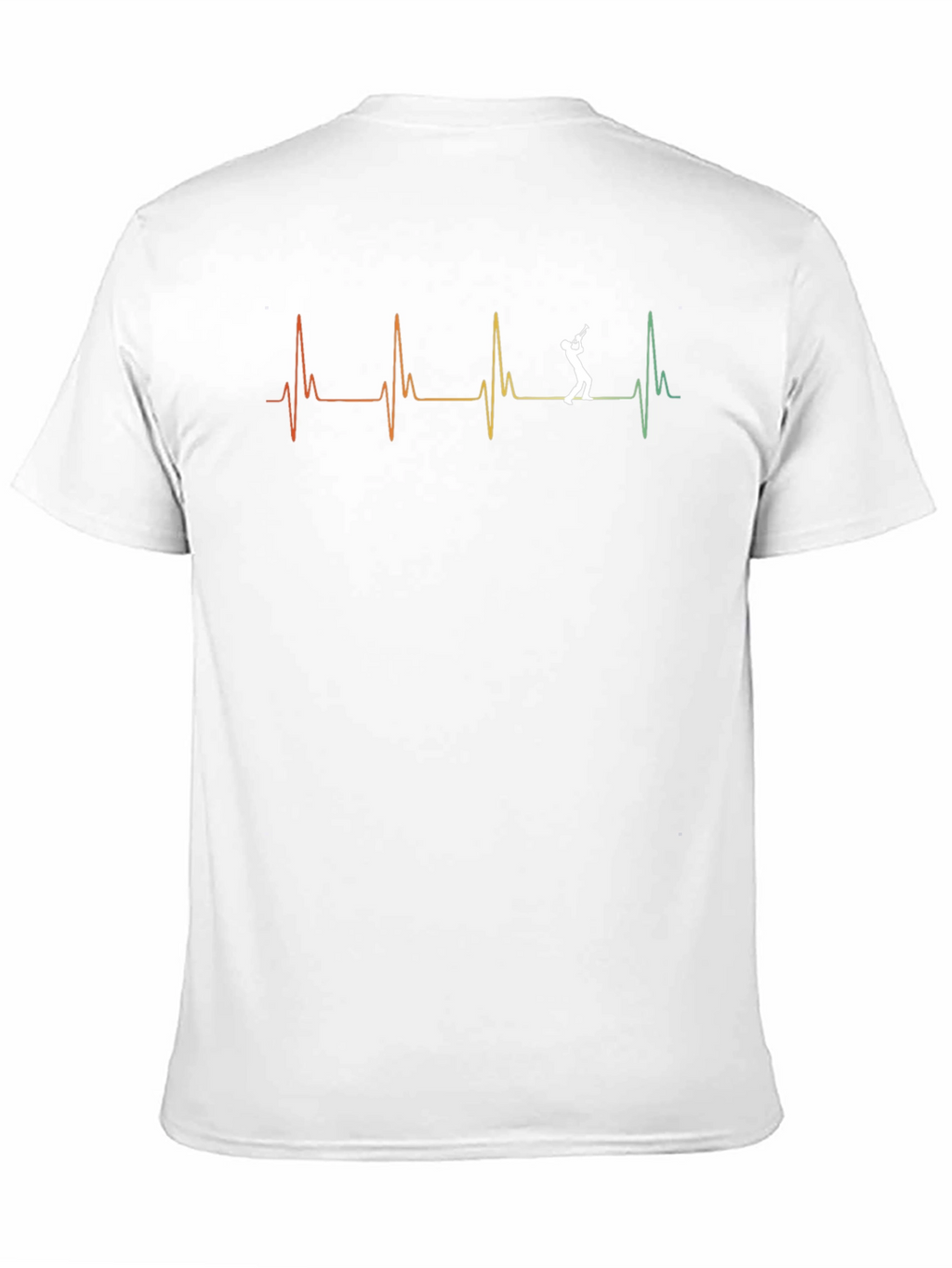 Trumpet Heartbeat Graphic T-Shirt - Musician Tee