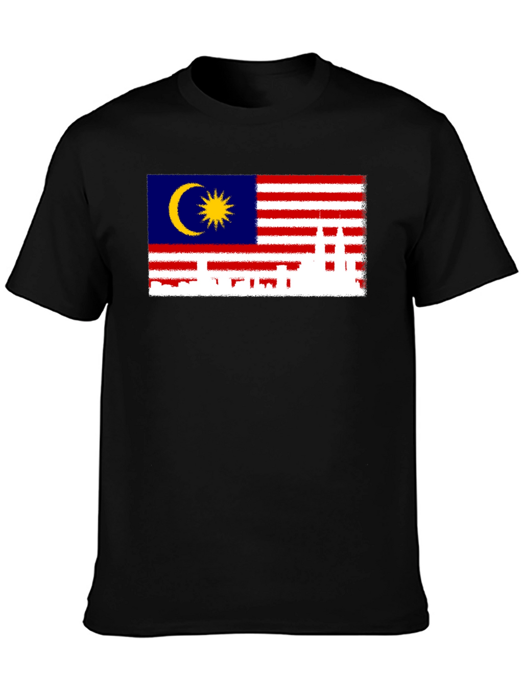Malaysia Flag T-Shirt - City Skyline Graphic Tee