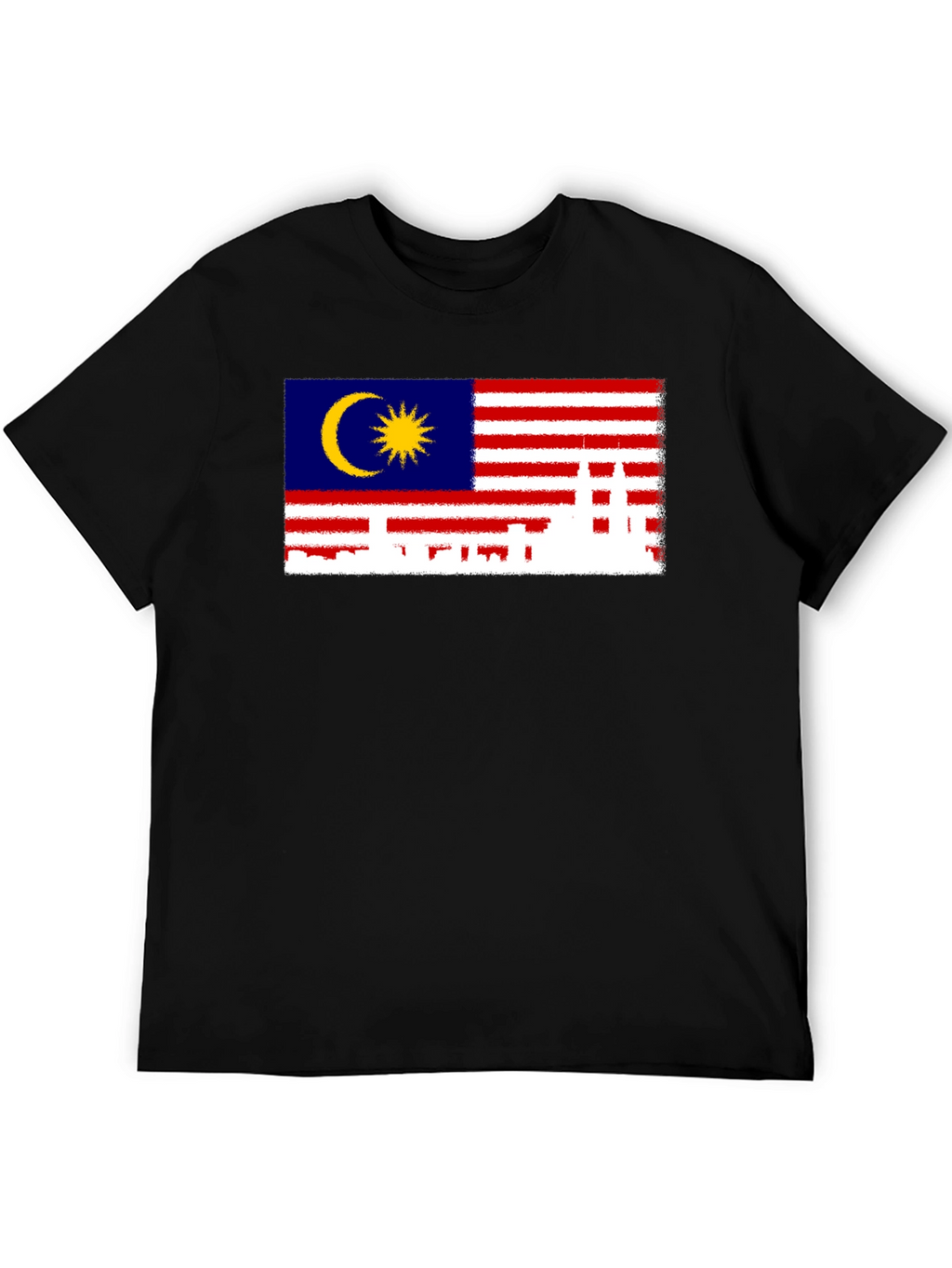 Malaysia Flag T-Shirt - City Skyline Graphic Tee