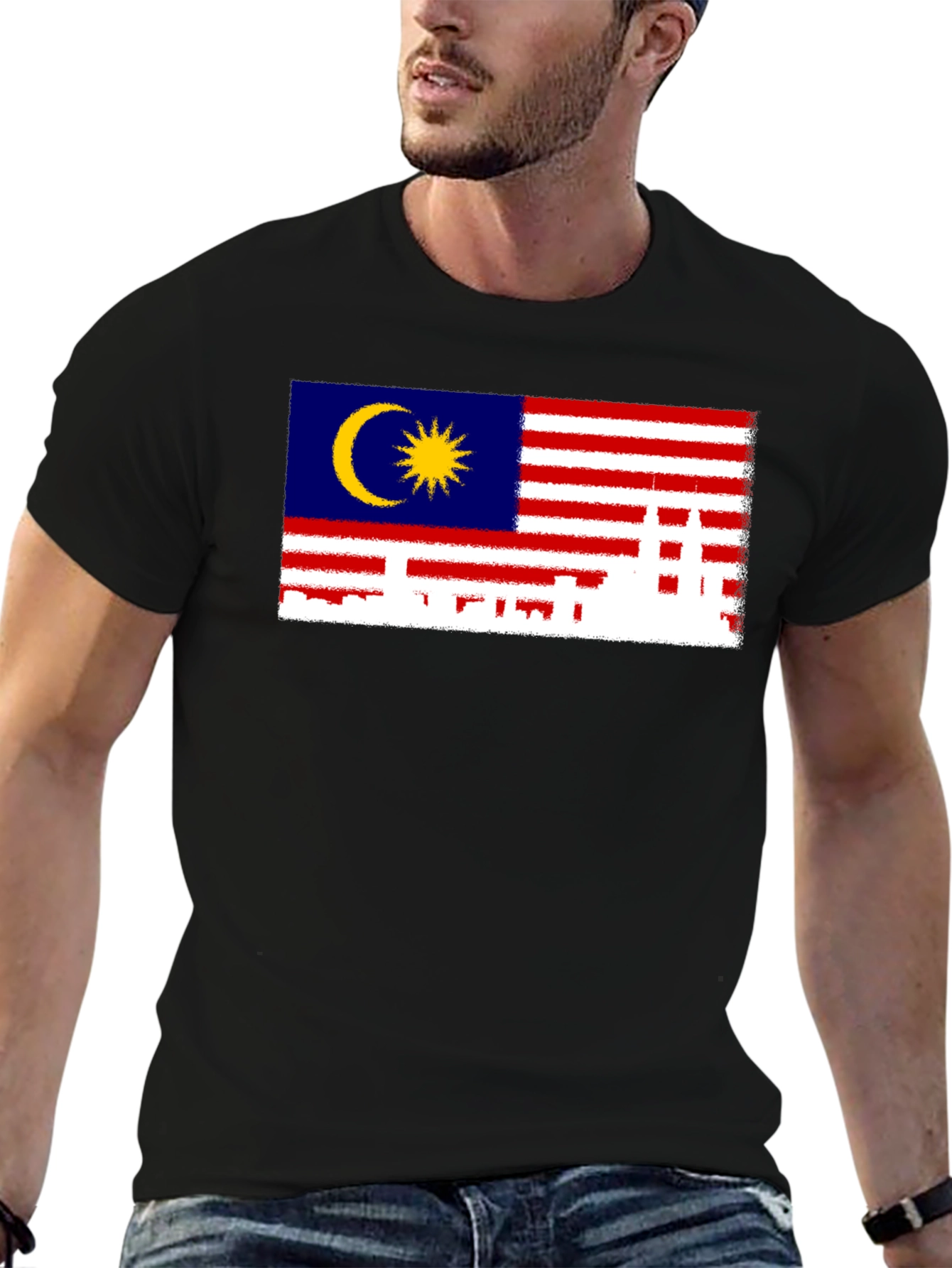 Malaysia Flag T-Shirt - City Skyline Graphic Tee