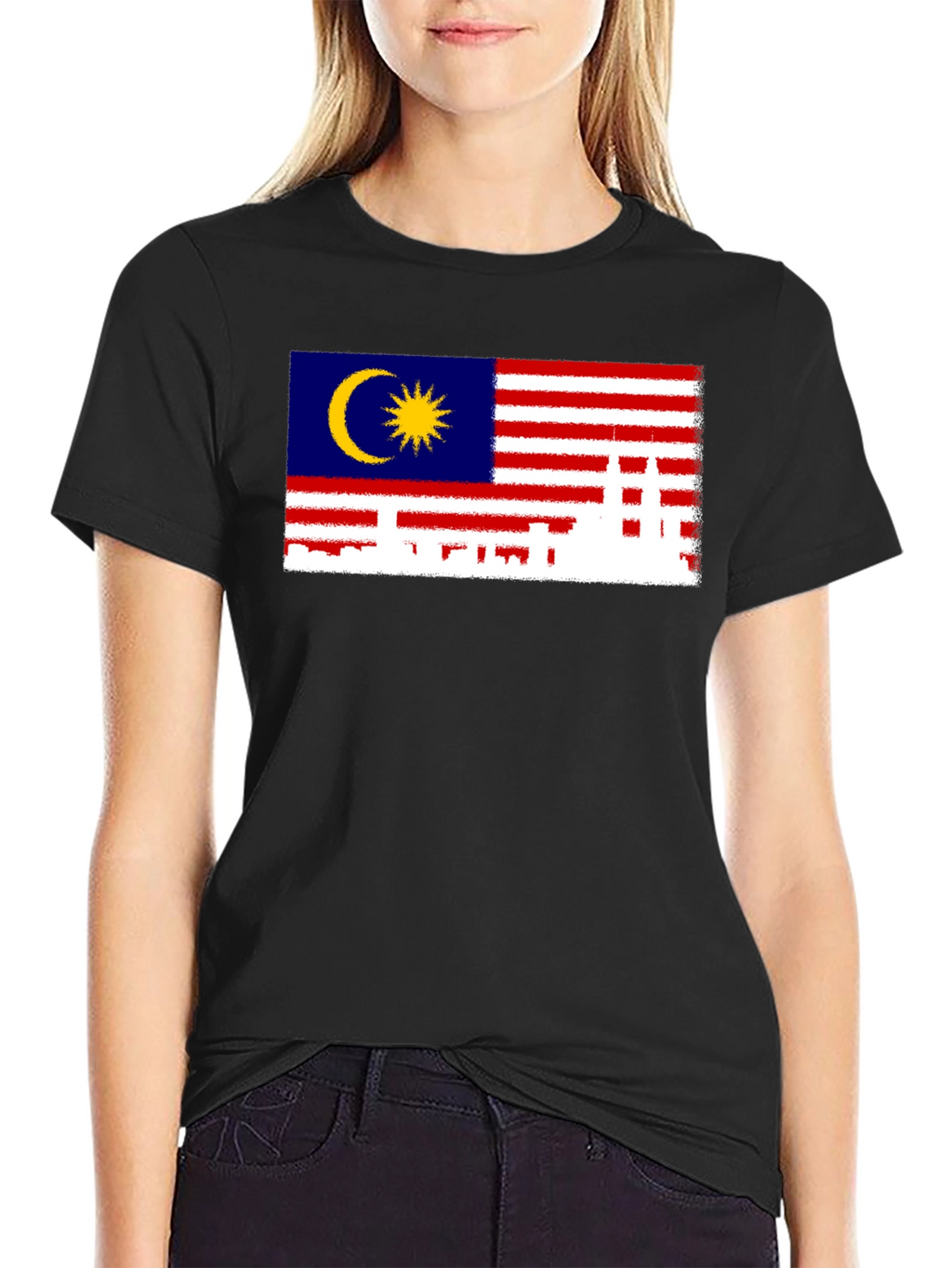 Malaysia Flag T-Shirt - City Skyline Graphic Tee