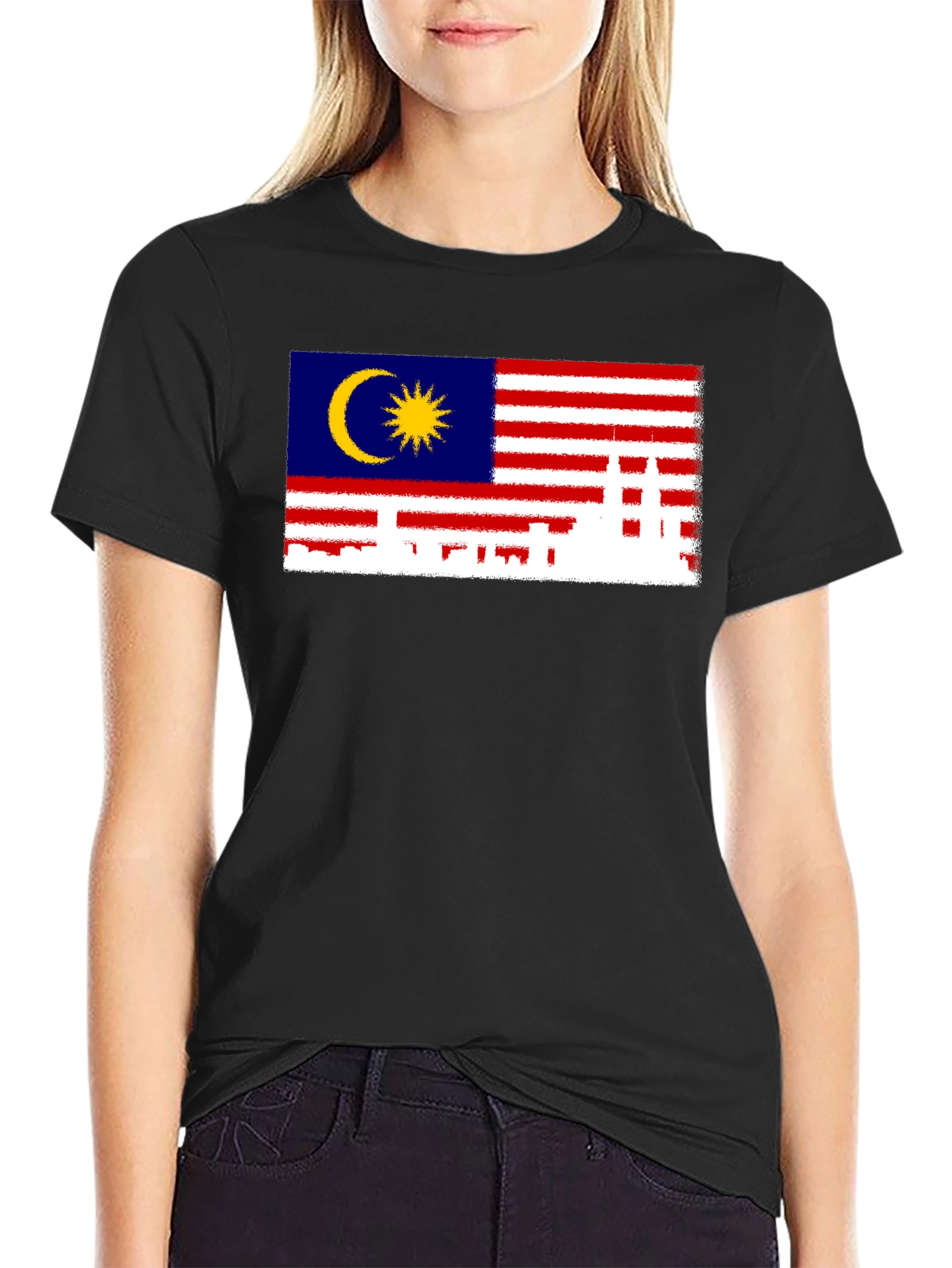 Malaysia Flag T-Shirt - City Skyline Graphic Tee