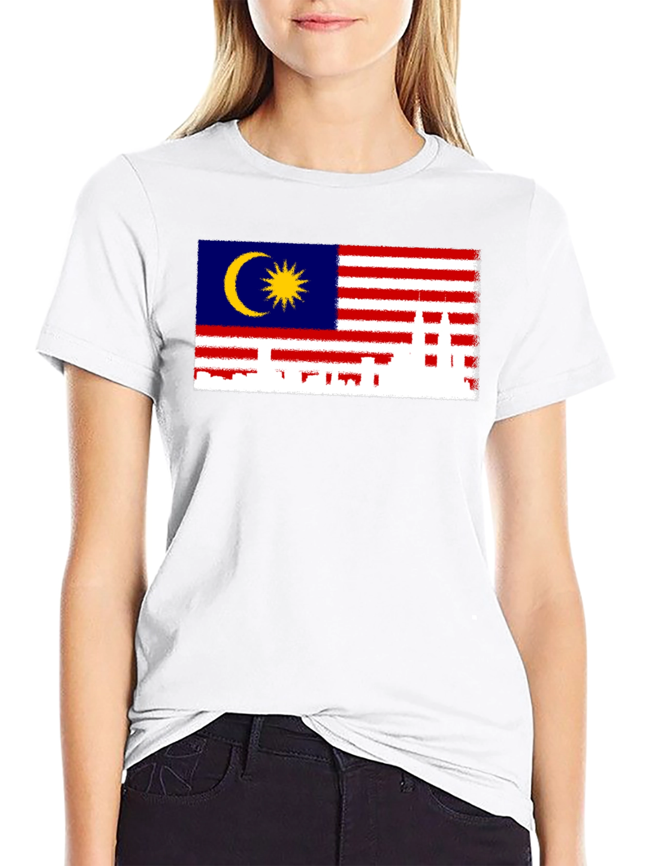 Malaysia Flag T-Shirt - City Skyline Graphic Tee