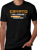 Crypto Millionaire Loading T-Shirt - Bitcoin