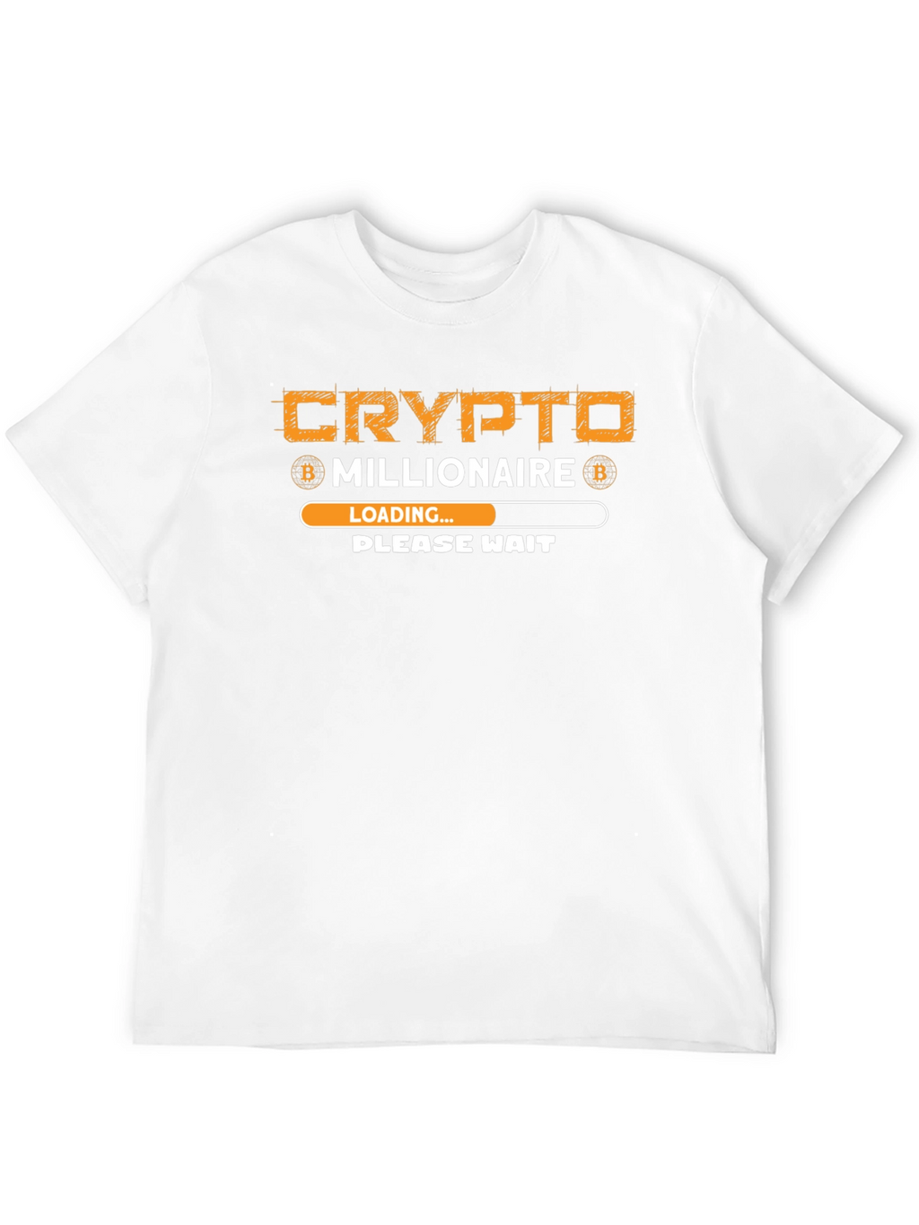 Crypto Millionaire Loading T-Shirt - Bitcoin
