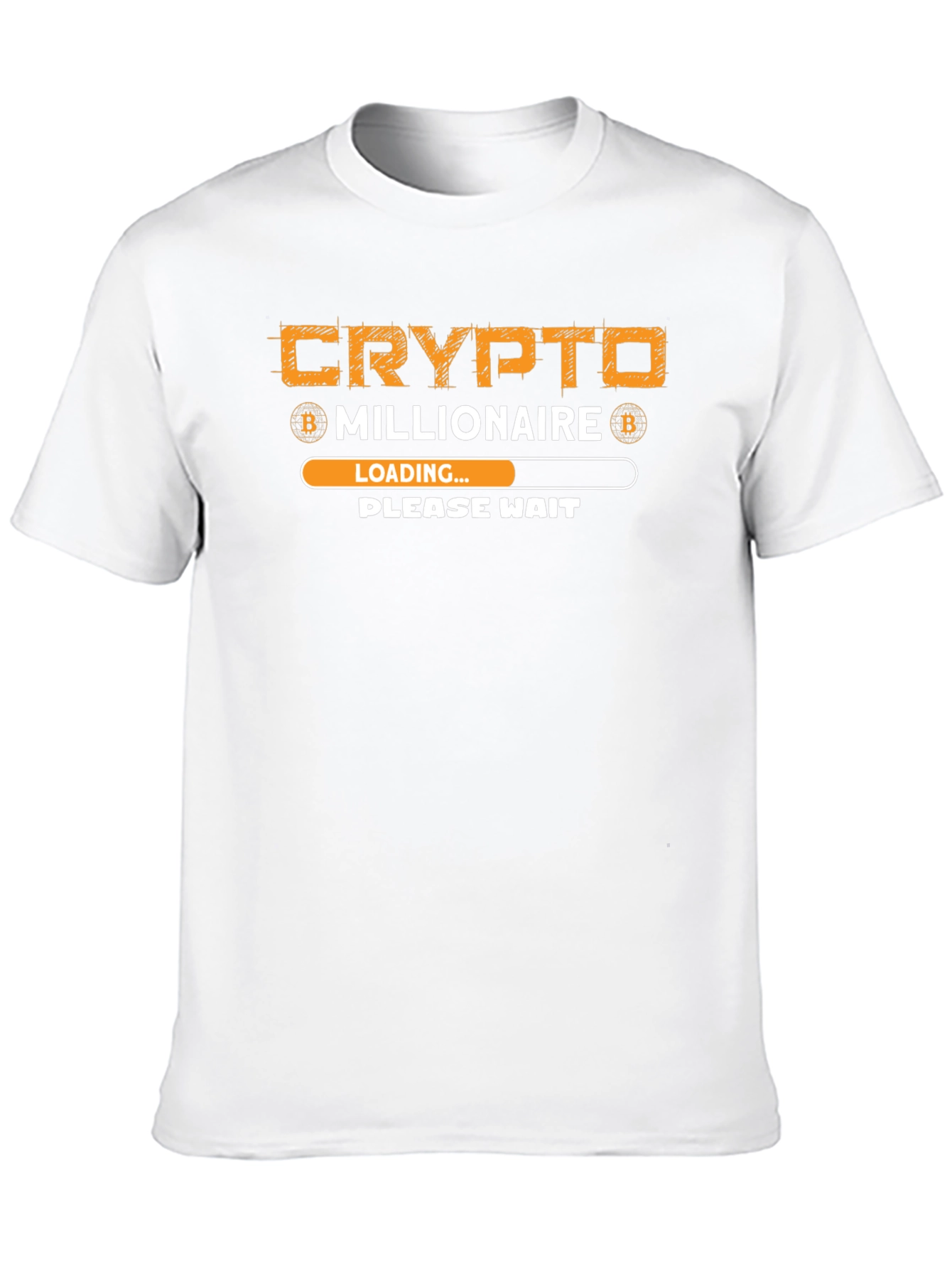 Crypto Millionaire Loading T-Shirt - Bitcoin