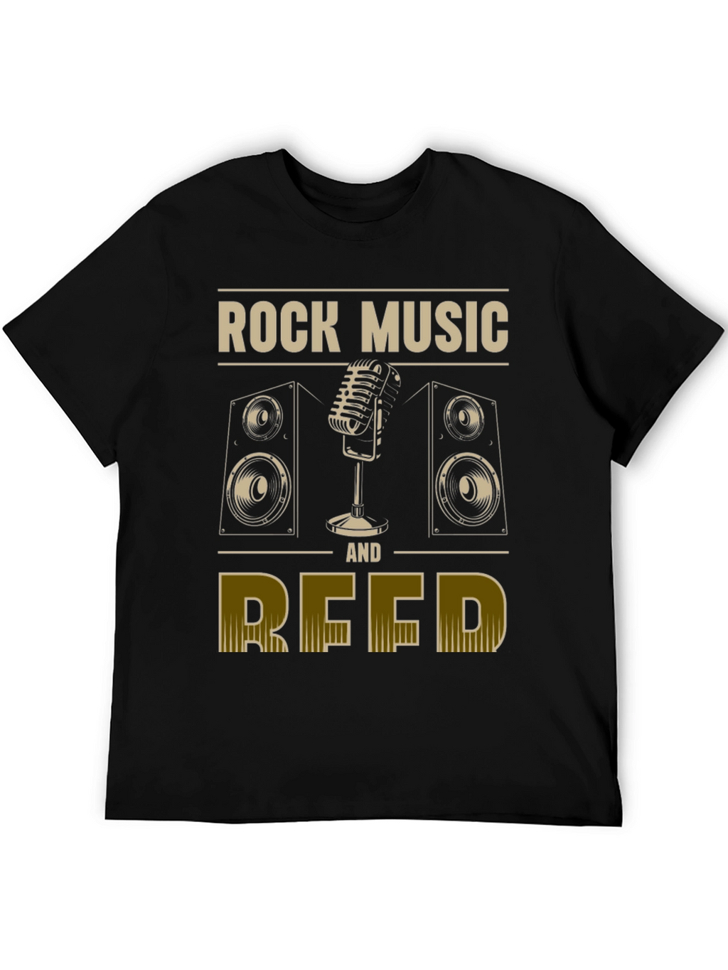 Rock Music and Reed Graphic T-Shirt
