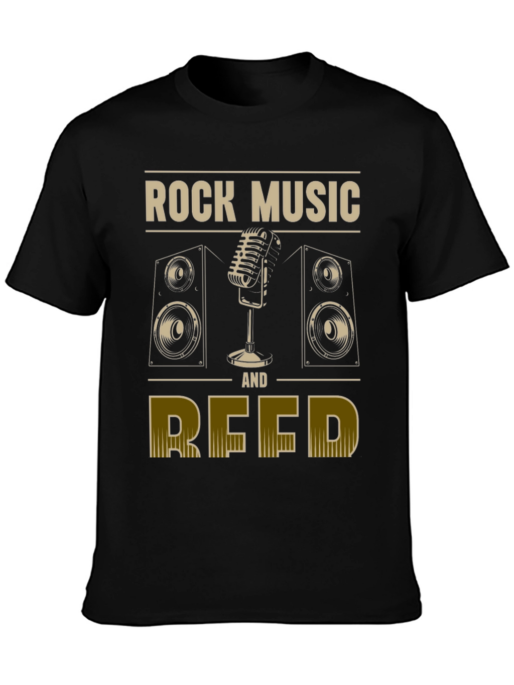 Rock Music and Reed Graphic T-Shirt