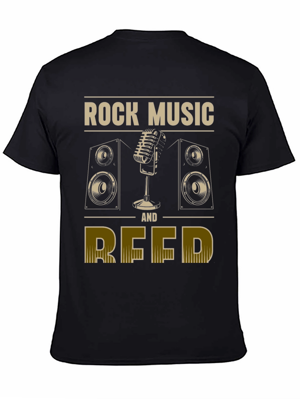 Rock Music and Reed Graphic T-Shirt