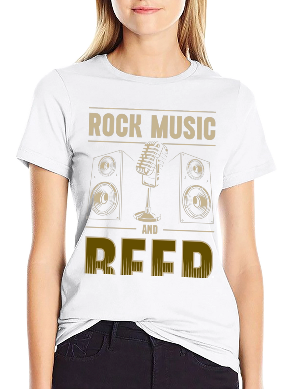 Rock Music and Reed Graphic T-Shirt