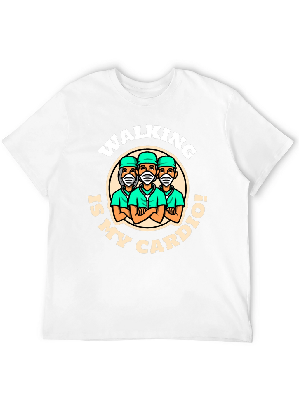 Walking Is My Cardio T-Shirt - Doctor Design