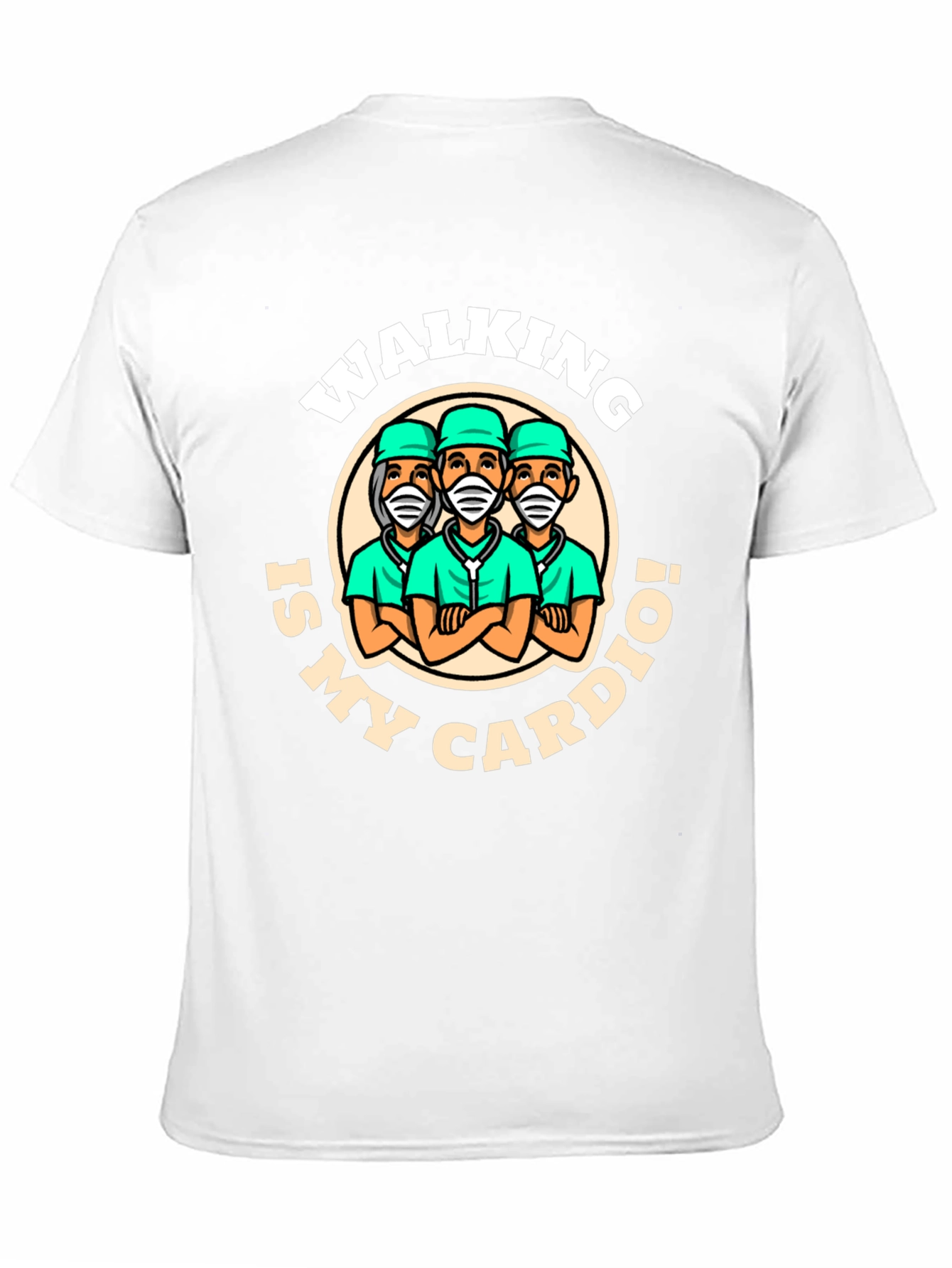 Walking Is My Cardio T-Shirt - Doctor Design