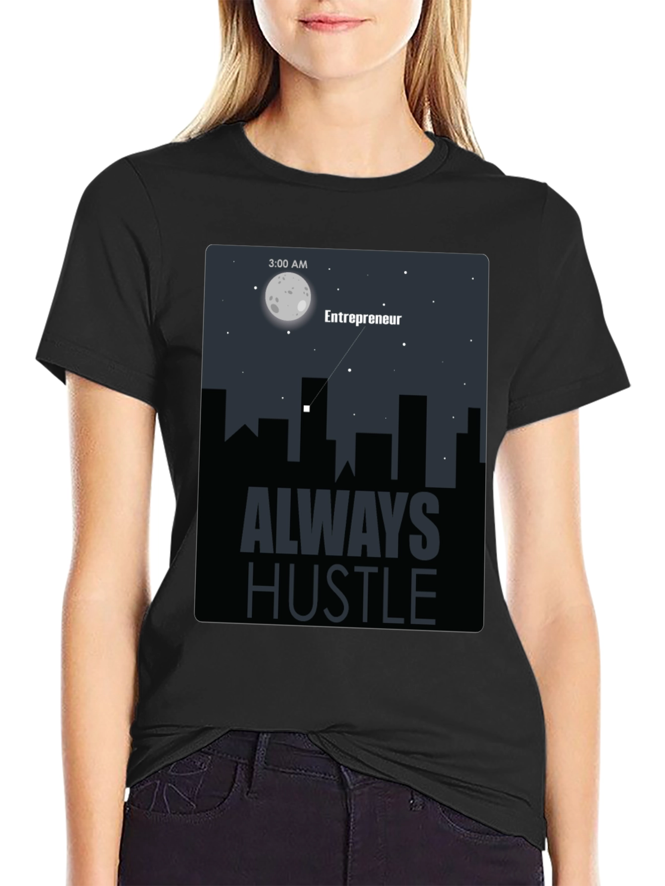 Entrepreneur Always Hustle Graphic T-Shirt