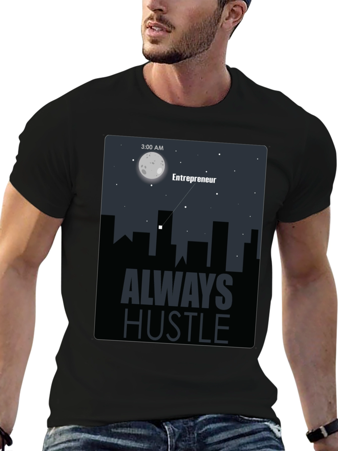 Entrepreneur Always Hustle Graphic T-Shirt