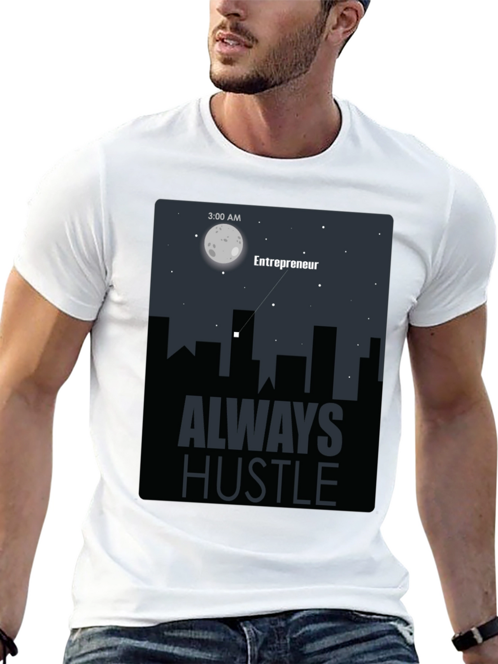 Entrepreneur Always Hustle Graphic T-Shirt