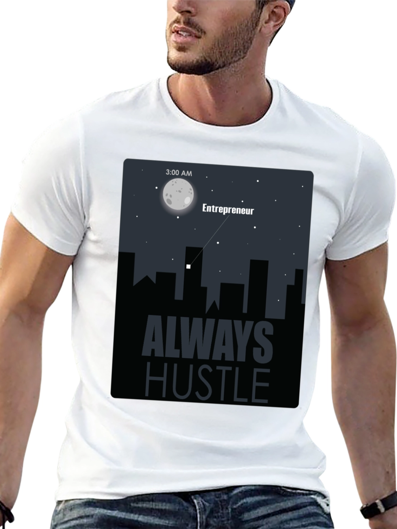 Entrepreneur Always Hustle Graphic T-Shirt