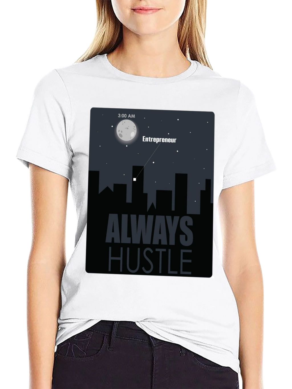 Entrepreneur Always Hustle Graphic T-Shirt