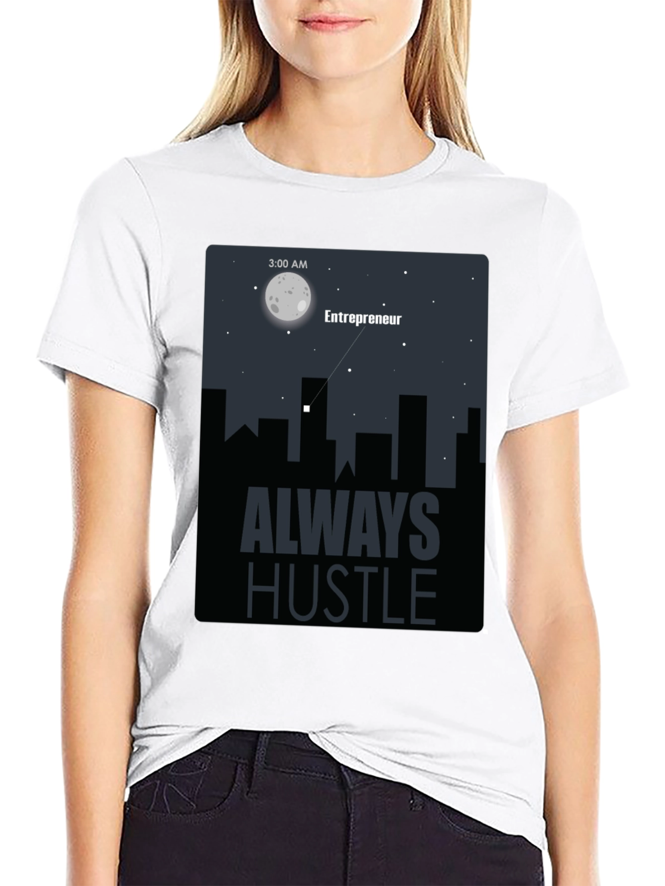 Entrepreneur Always Hustle Graphic T-Shirt