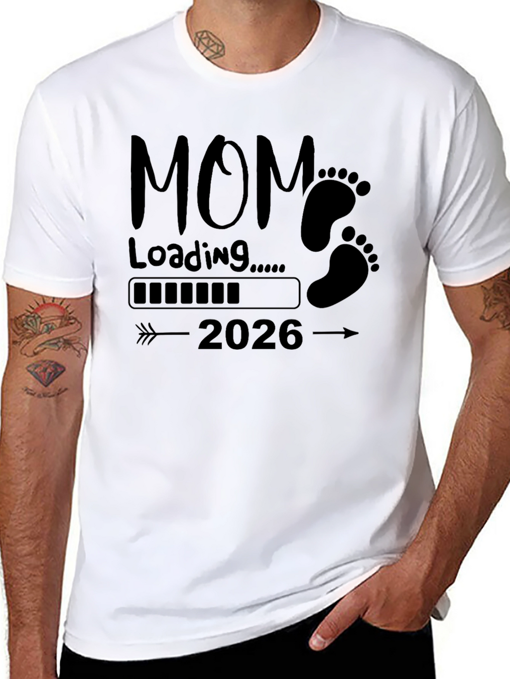 Mom Loading 2026 T-Shirt