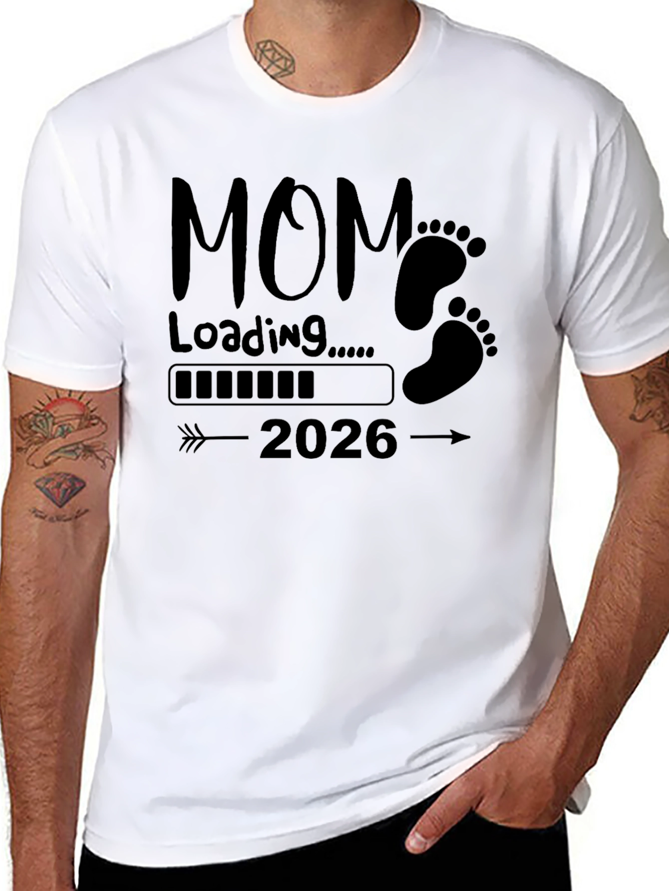 Mom Loading 2026 T-Shirt