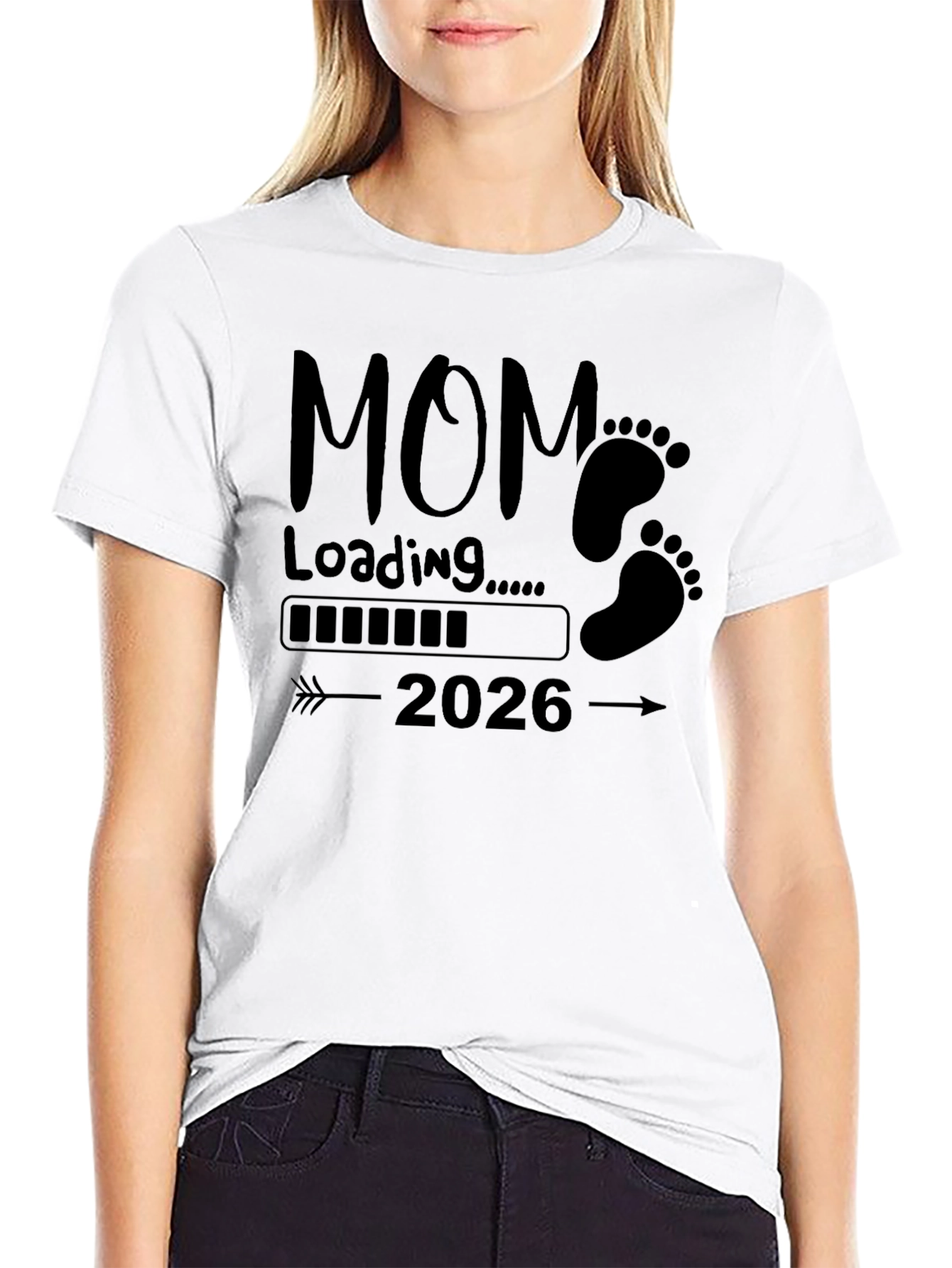 Mom Loading 2026 T-Shirt