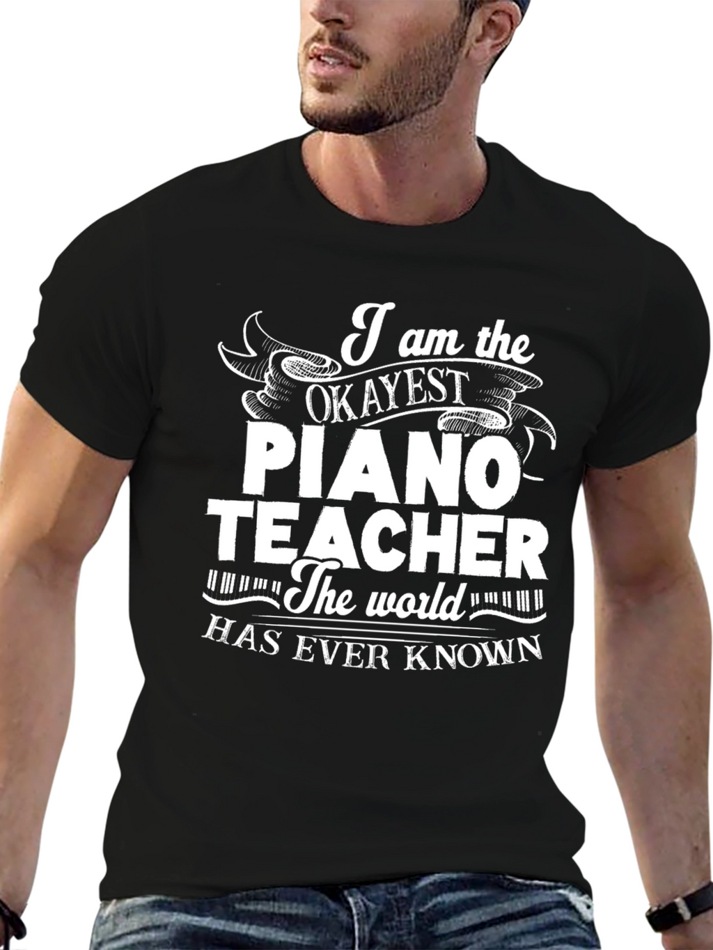 Okayest Piano Teacher Graphic Tee