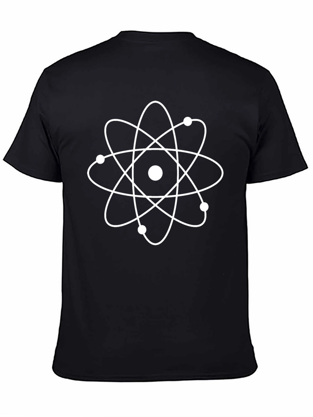 Science Atom Black T-Shirt