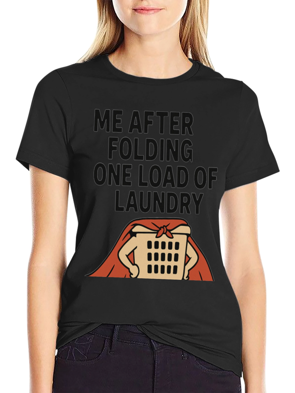 Funny Laundry Superhero T-Shirt