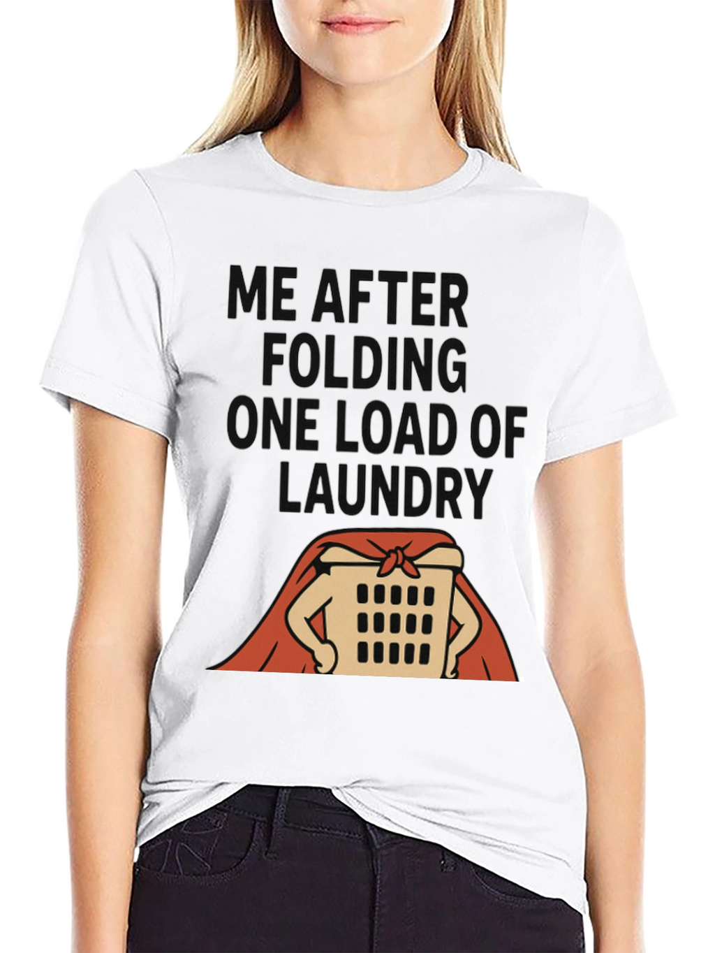 Funny Laundry Superhero T-Shirt