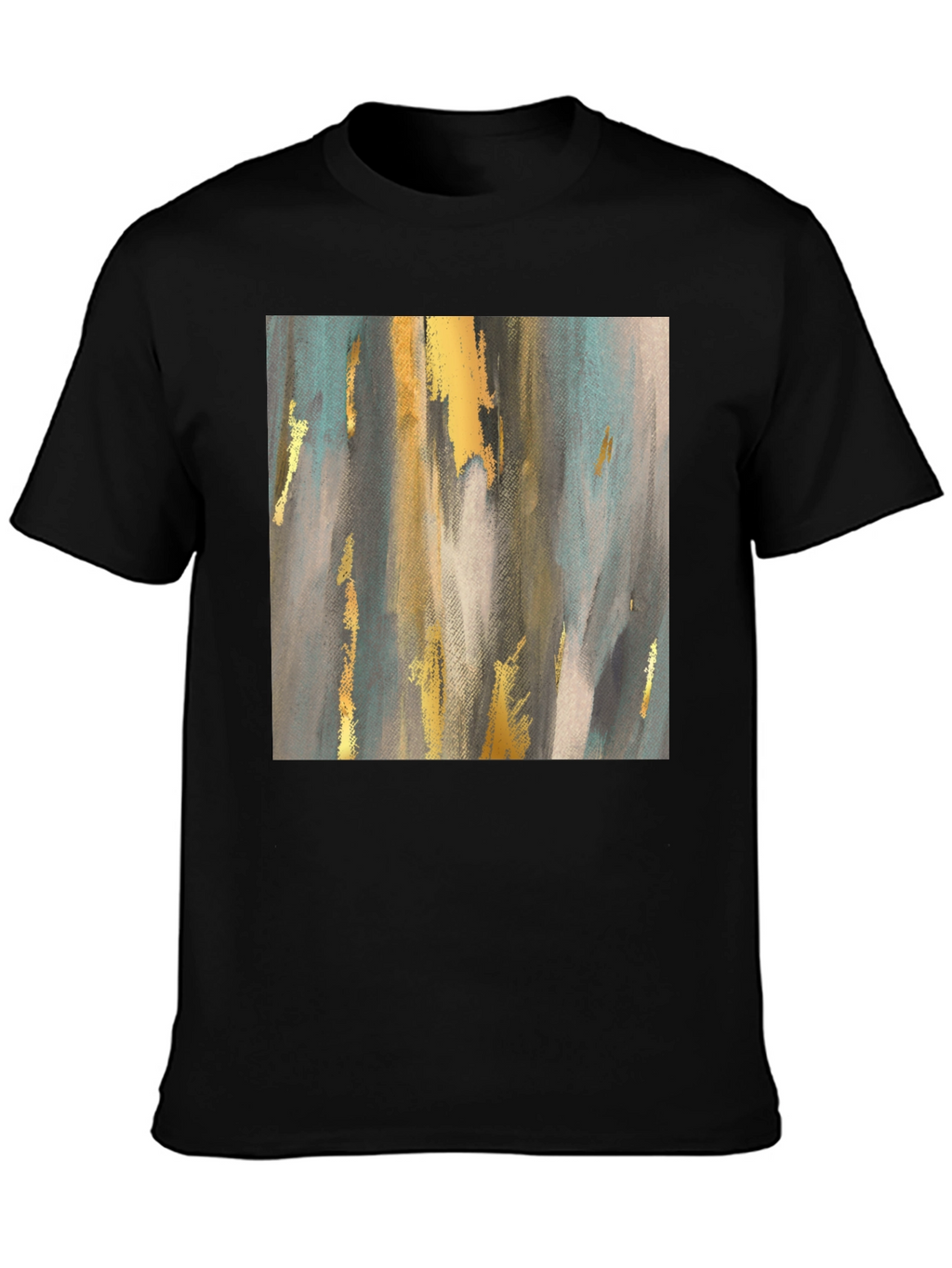 Abstract Art Graphic Tee - Modern Style Shirt