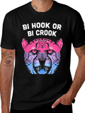 Bi Hook or Crook Graphic Tee